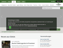 Tablet Screenshot of goetzis.at